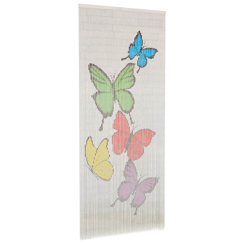 Tenda Antimosche per Porte in Bambù 90x200 cm - homemem39