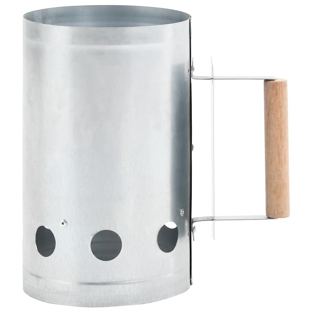 Ciminiera per Barbecue Starter a Carbone in Acciaio Zincato - homemem39