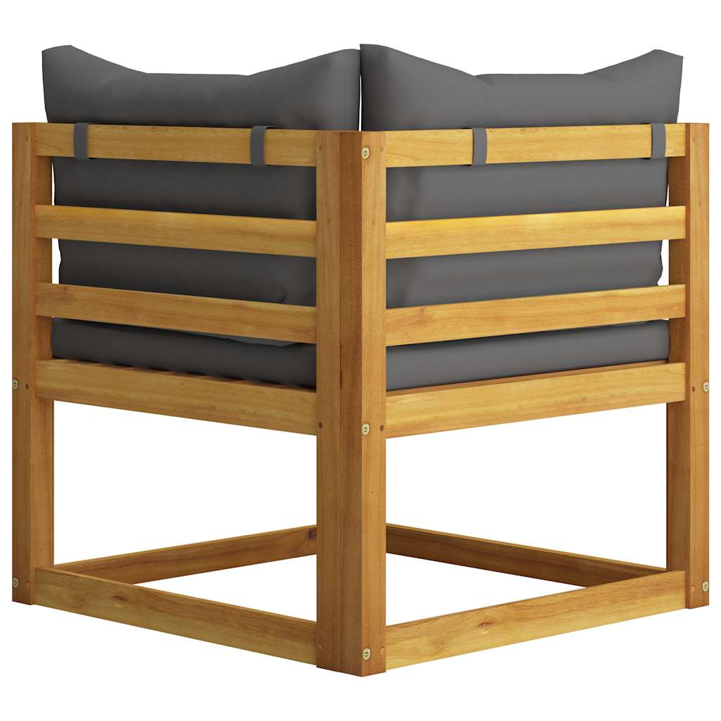 Set Divani Giardino 6 pz con Cuscini Legno Massello di Acacia | homemem39