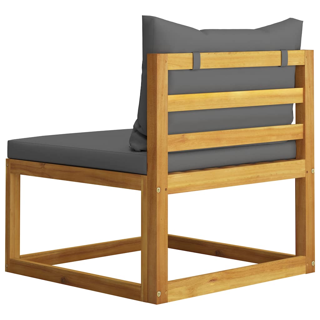 Set Divani Giardino 5 pz con Cuscini Legno Massello di Acacia | homemem39