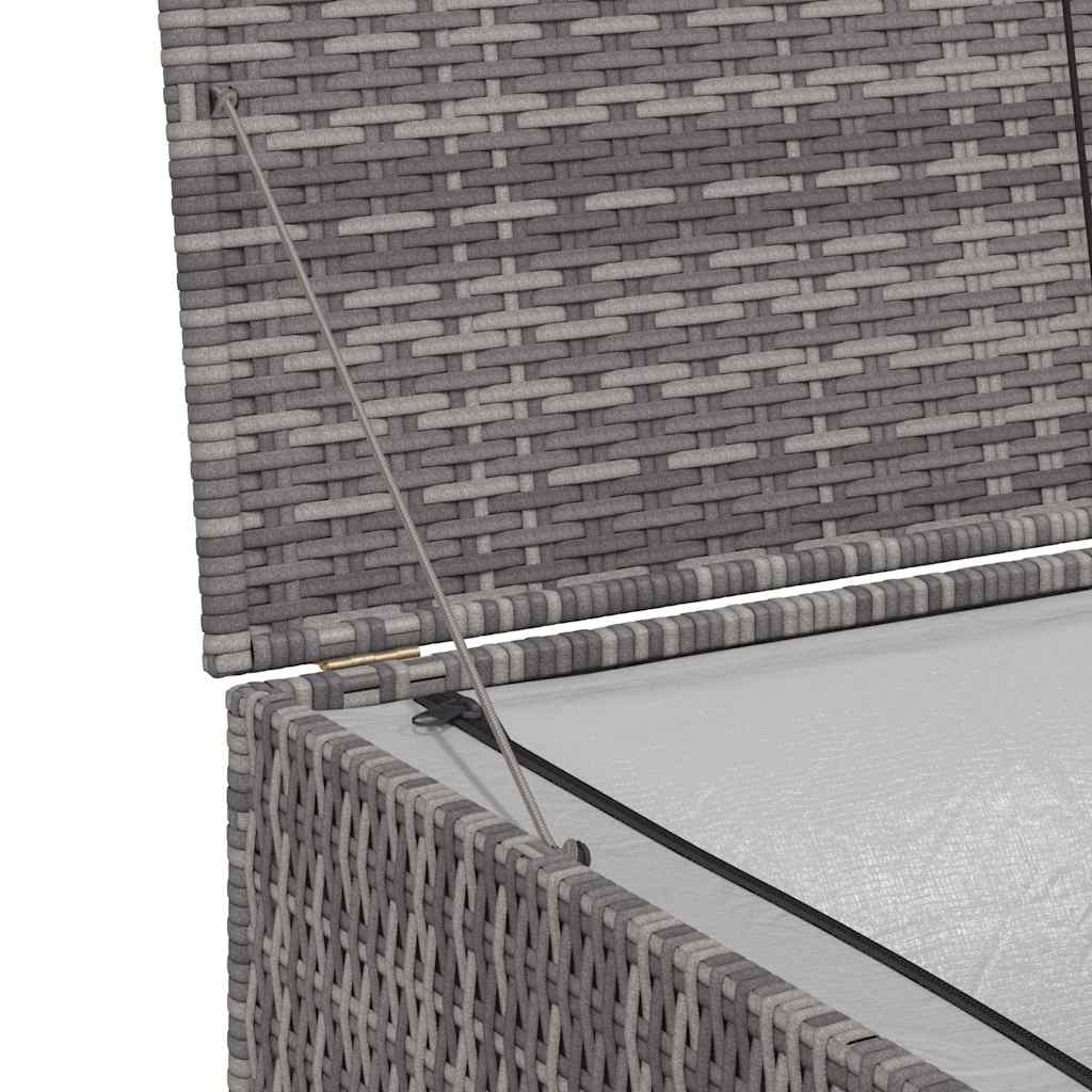 Baule da Giardino Grigio 150x100x100 cm in Polyrattan | homemem39