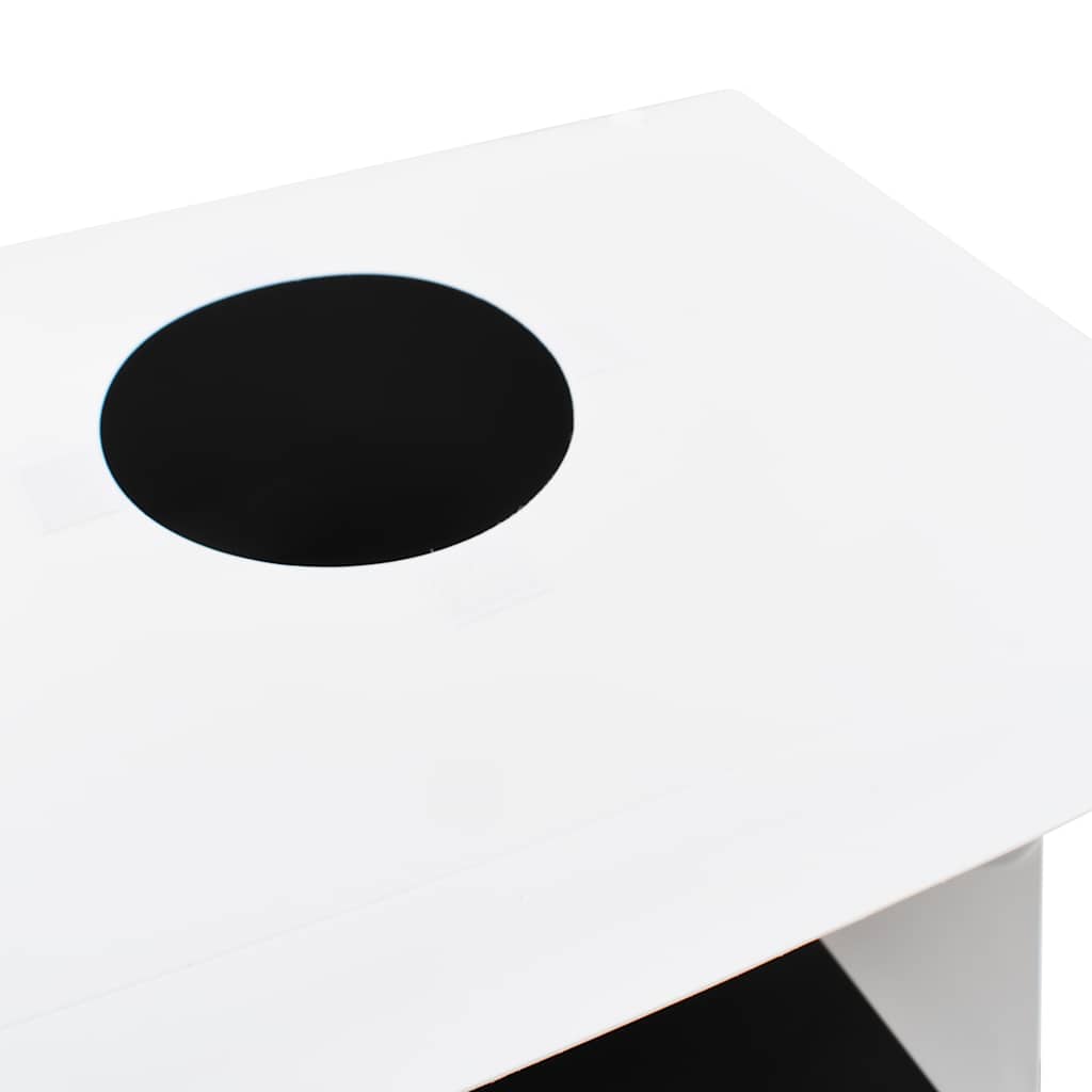Light Box per Studio Foto a LED 40x34x37 cm in Plastica Bianco - homemem39