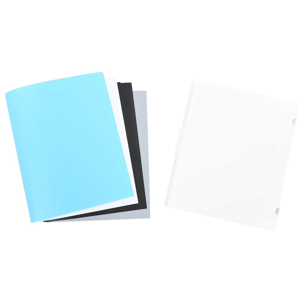 Light Box per Studio Foto a LED 40x34x37 cm in Plastica Bianco - homemem39