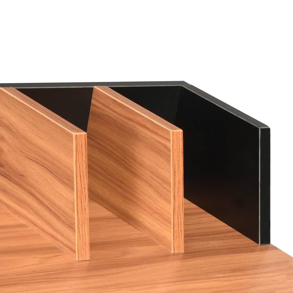 Scrivania Nera e Marrone 80x50x84 cm - homemem39