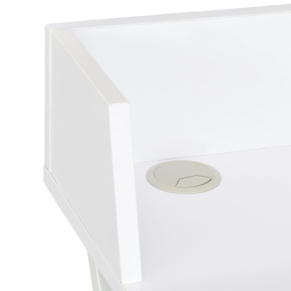 Scrivania Bianca 80x50x84 cm - homemem39