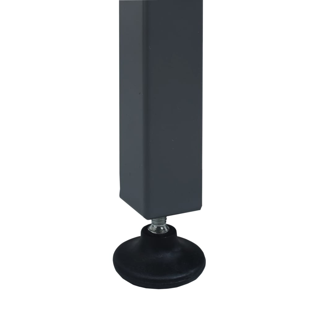 Banco da Lavoro Nero 120x60x85 cm in Acciaio - homemem39