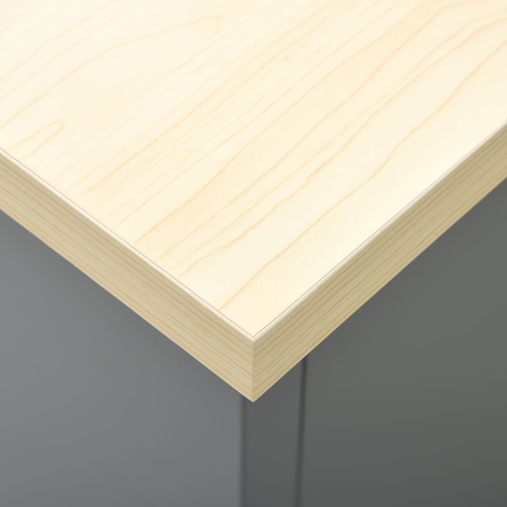 Banco da Lavoro Nero 160x60x85 cm in Acciaio - homemem39