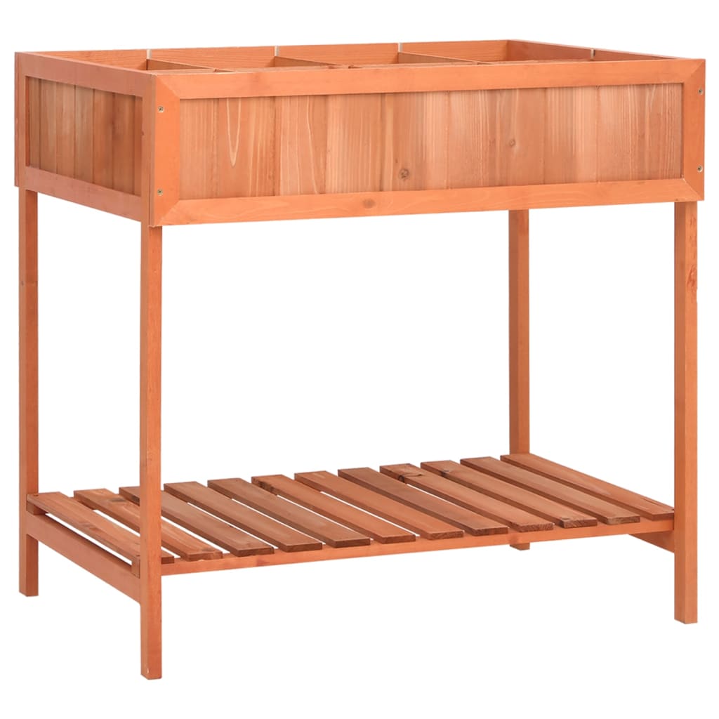 Fioriera per Erbe Aromatiche 80x60x80cm Legno Massello di Abete - homemem39