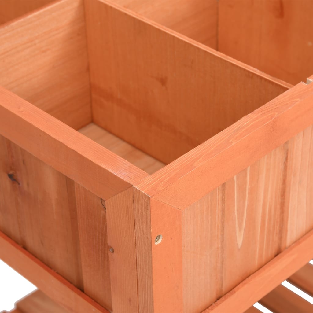 Fioriera per Erbe Aromatiche 80x60x80cm Legno Massello di Abete - homemem39