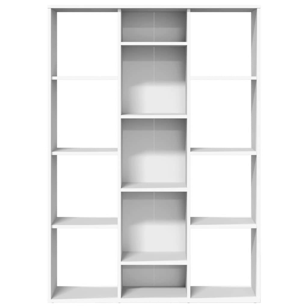 Libreria/Divisorio Bianco 100x24x140 cm in Legno Multistrato - homemem39