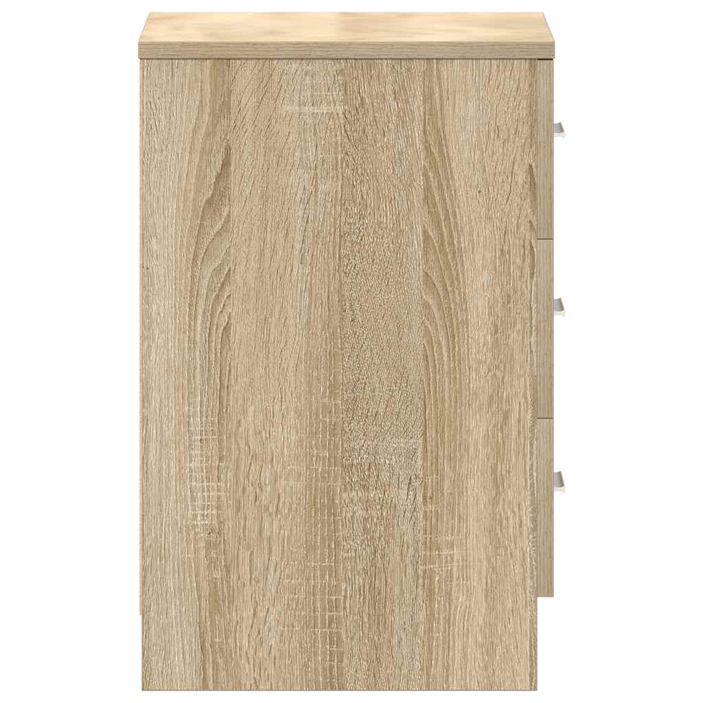 Comodino Rovere Sonoma 38x35x56 cm in Legno Multistrato - homemem39