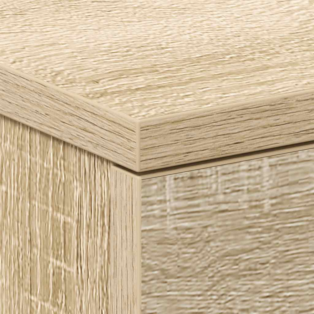Comodino Rovere Sonoma 38x35x56 cm in Legno Multistrato - homemem39