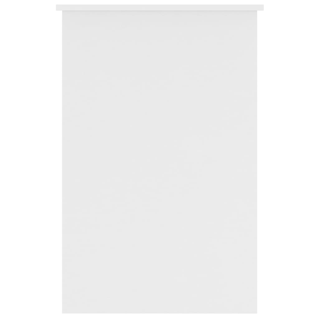 Scrivania Bianca 100x50x76 cm in Legno Multistrato - homemem39