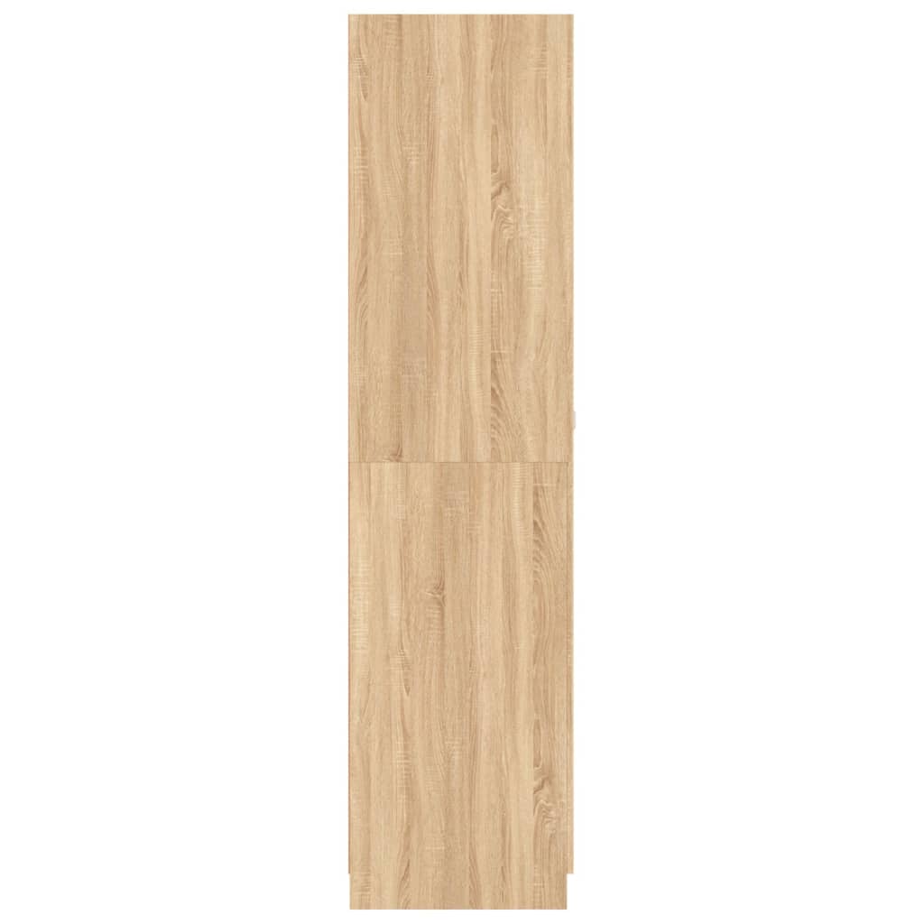 Armadio Rovere Sonoma 90x52x200 cm in Legno Multistrato - homemem39