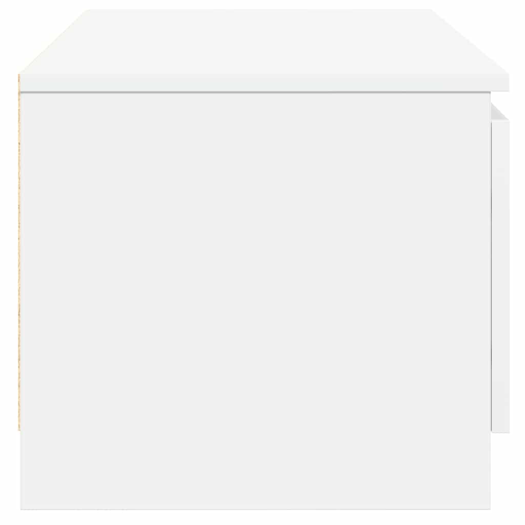 Mobile Porta TV Bianco 140x40x35,5 cm in Legno Multistrato | homemem39