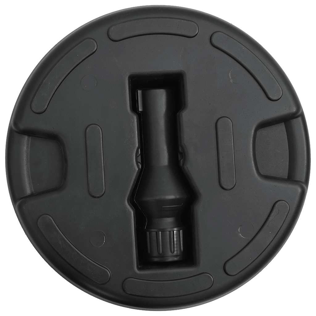 Base per Ombrellone Riempibile con Sabbia/Acqua 15L Nera - homemem39