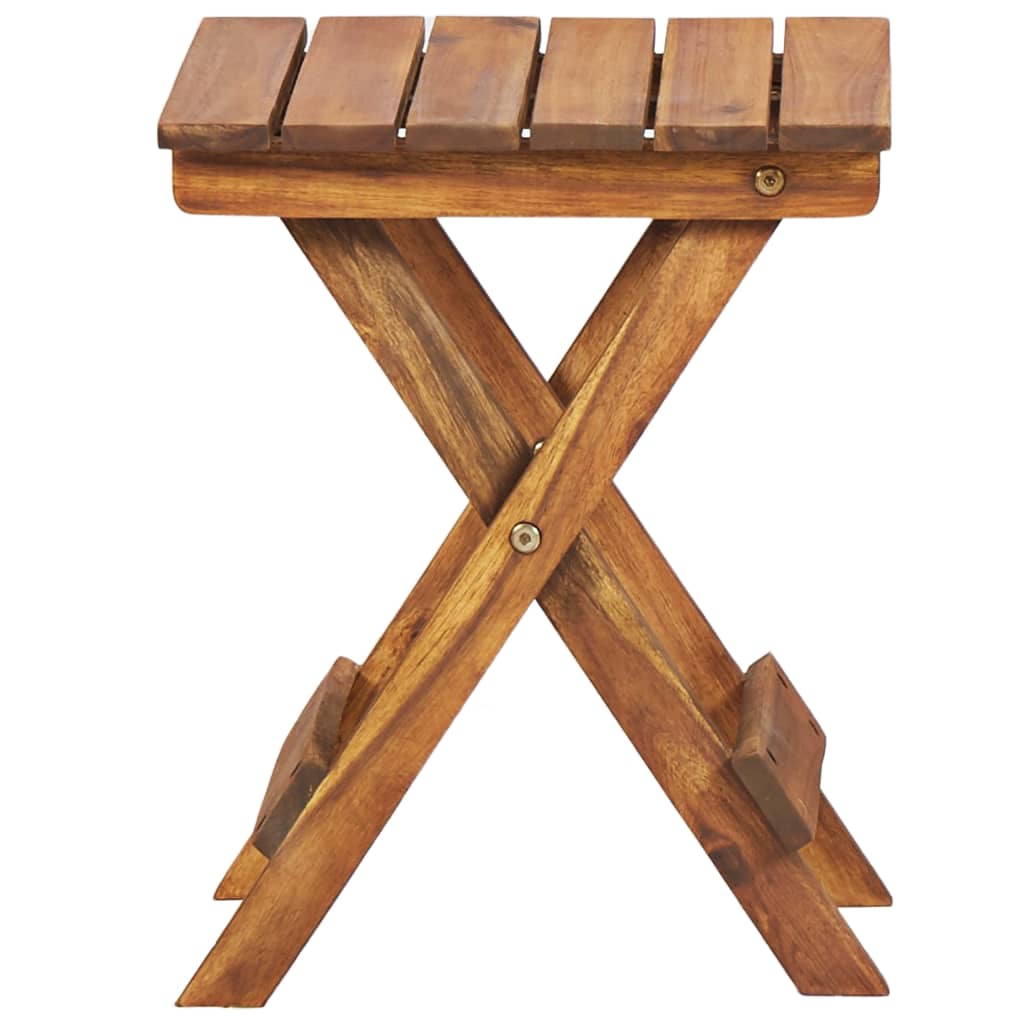 Piedistallo per Piante 30x30x38 cm in Massello d'Acacia - homemem39