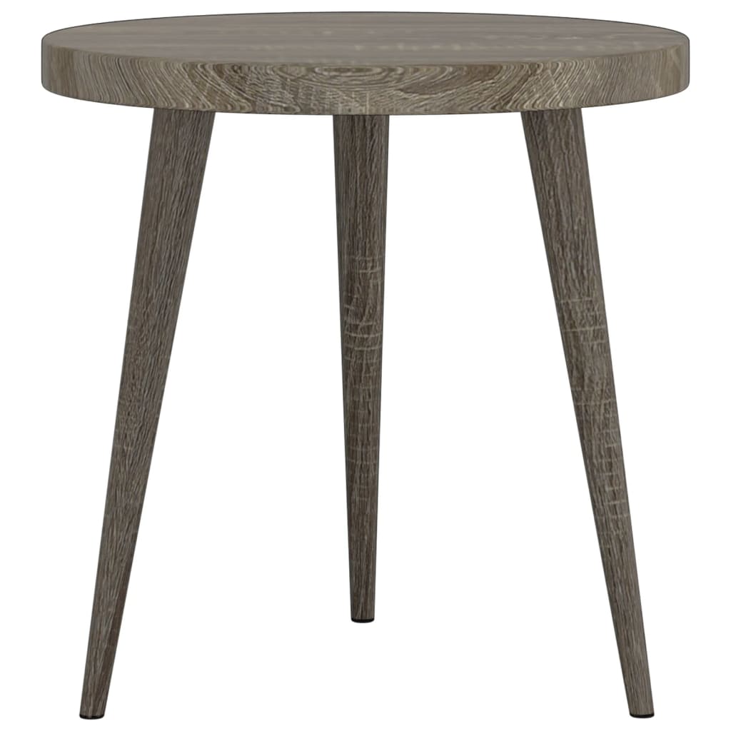 Set di Tavolini 3 pz Grigi in MDF e Ferro - homemem39