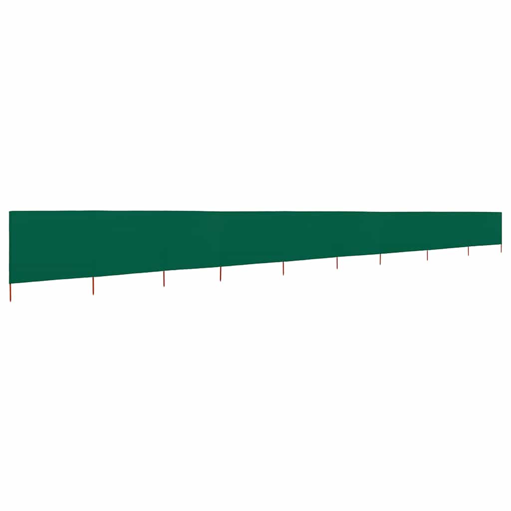 Paravento a 9 Pannelli in Tessuto 1200x160 cm Verde - homemem39
