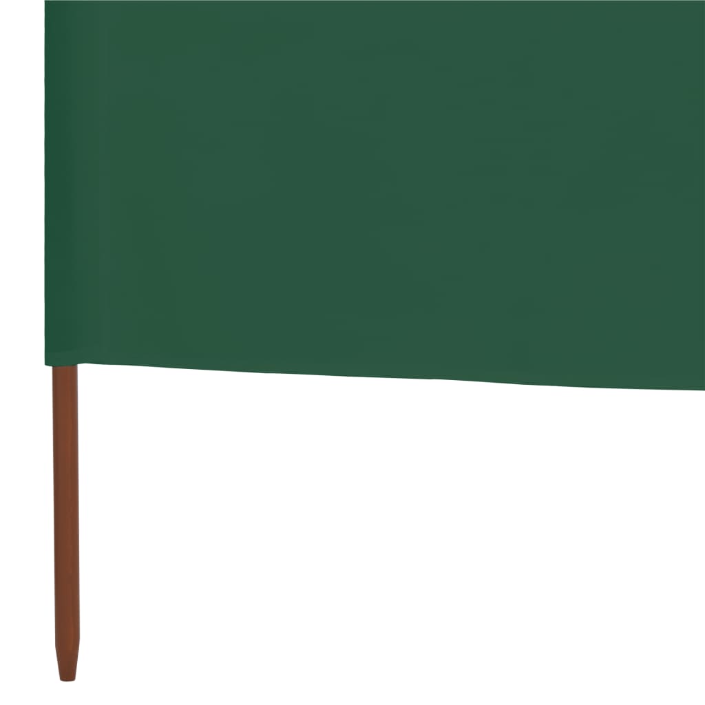 Paravento a 9 Pannelli in Tessuto 1200x160 cm Verde - homemem39