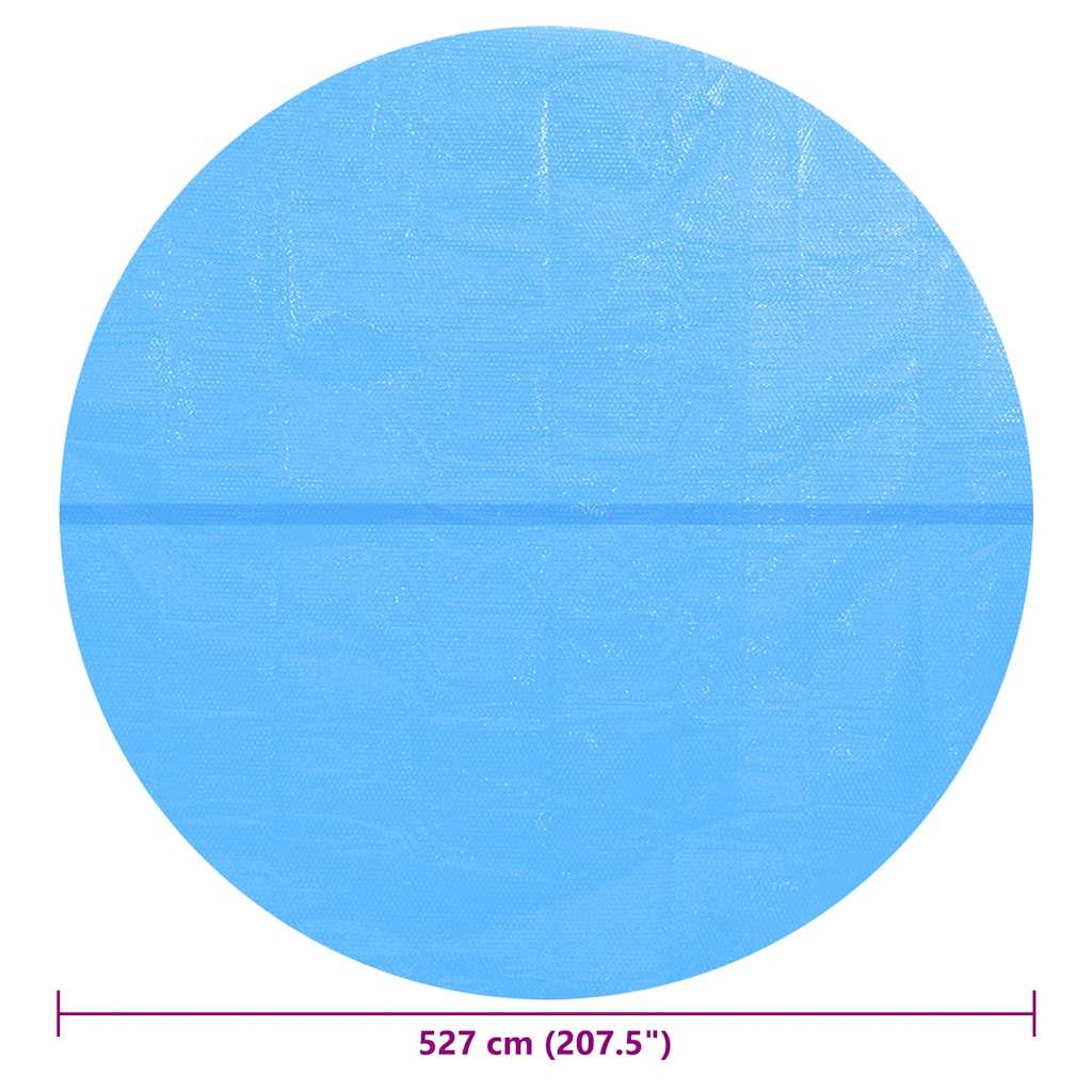 Copertura per Piscina Blu 527 cm in PE