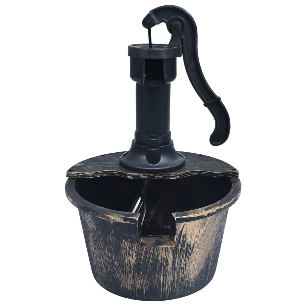 Fontana da Giardino Barile con Pompa - homemem39
