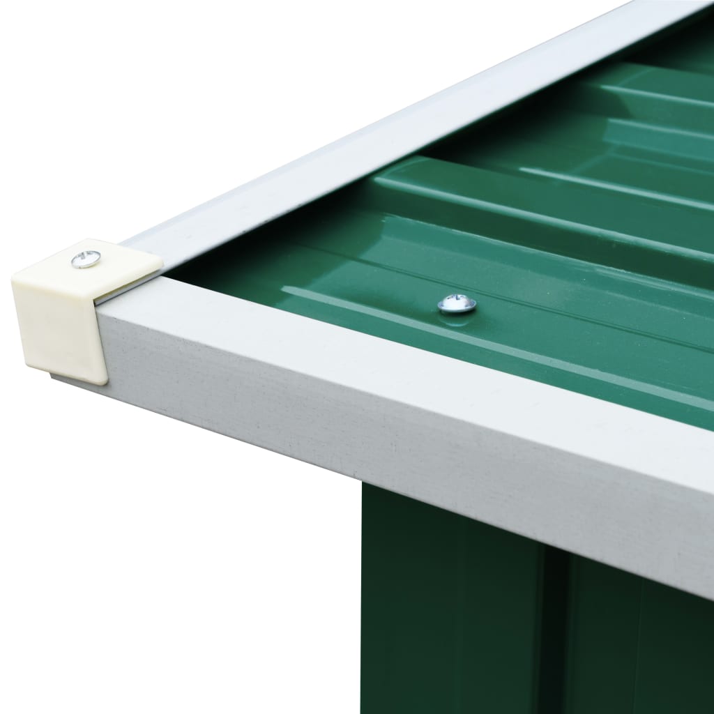 Capannone in Acciaio Zincato 172x91x154 cm Verde - homemem39