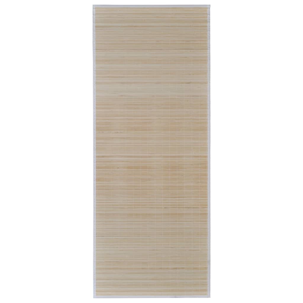 Tappeti Rettangolari in Bambù Naturale 2 pz 120x180 cm - homemem39