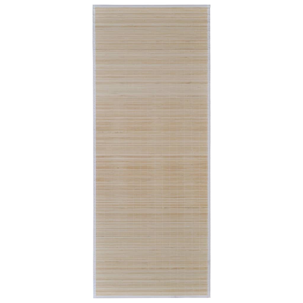 Tappeti Rettangolari in Bambù Naturale 4 pz 120x180 cm - homemem39