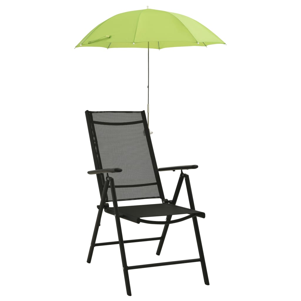 Ombrelloni per Sedie da Campeggio 2 pz Verdi 105 cm - homemem39