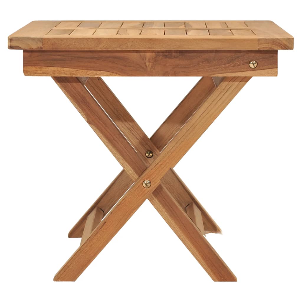 Lettino Prendisole con Tavolo in Legno Massello di Teak - homemem39