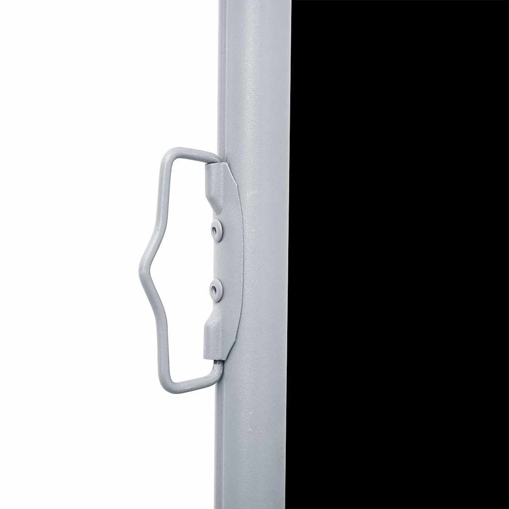 Tenda da Sole Laterale Retrattile Nera 100x600 cm - homemem39