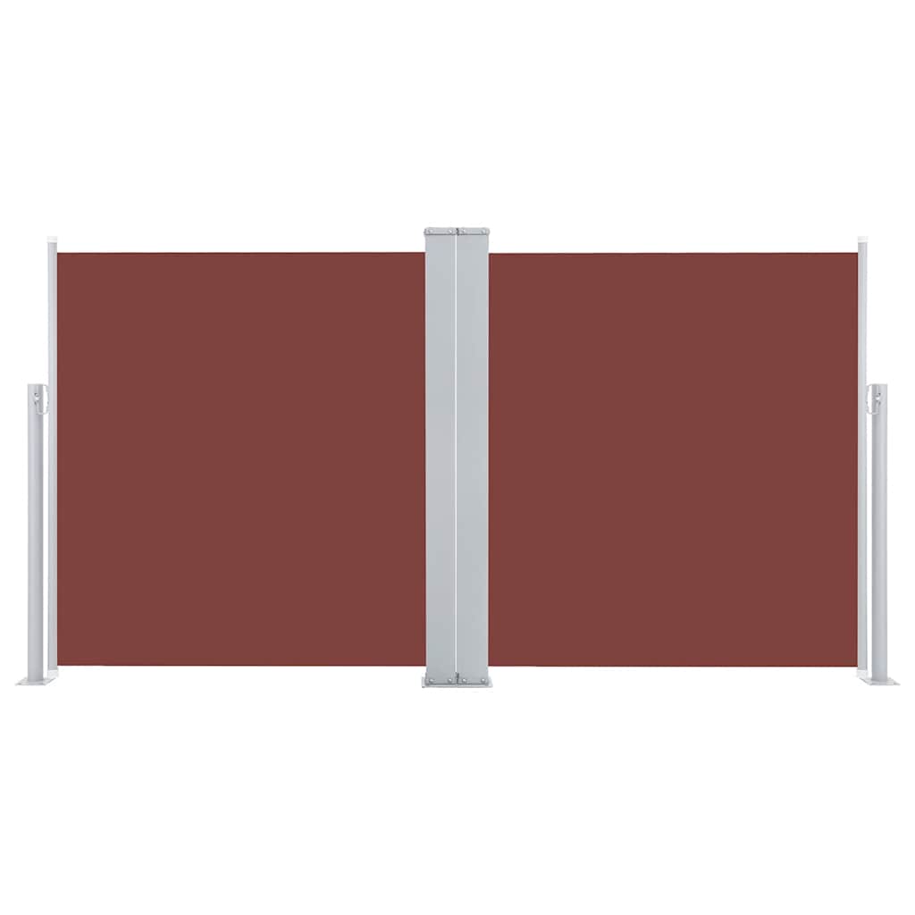 Tenda da Sole Laterale Retrattile Marrone 100x600 cm - homemem39