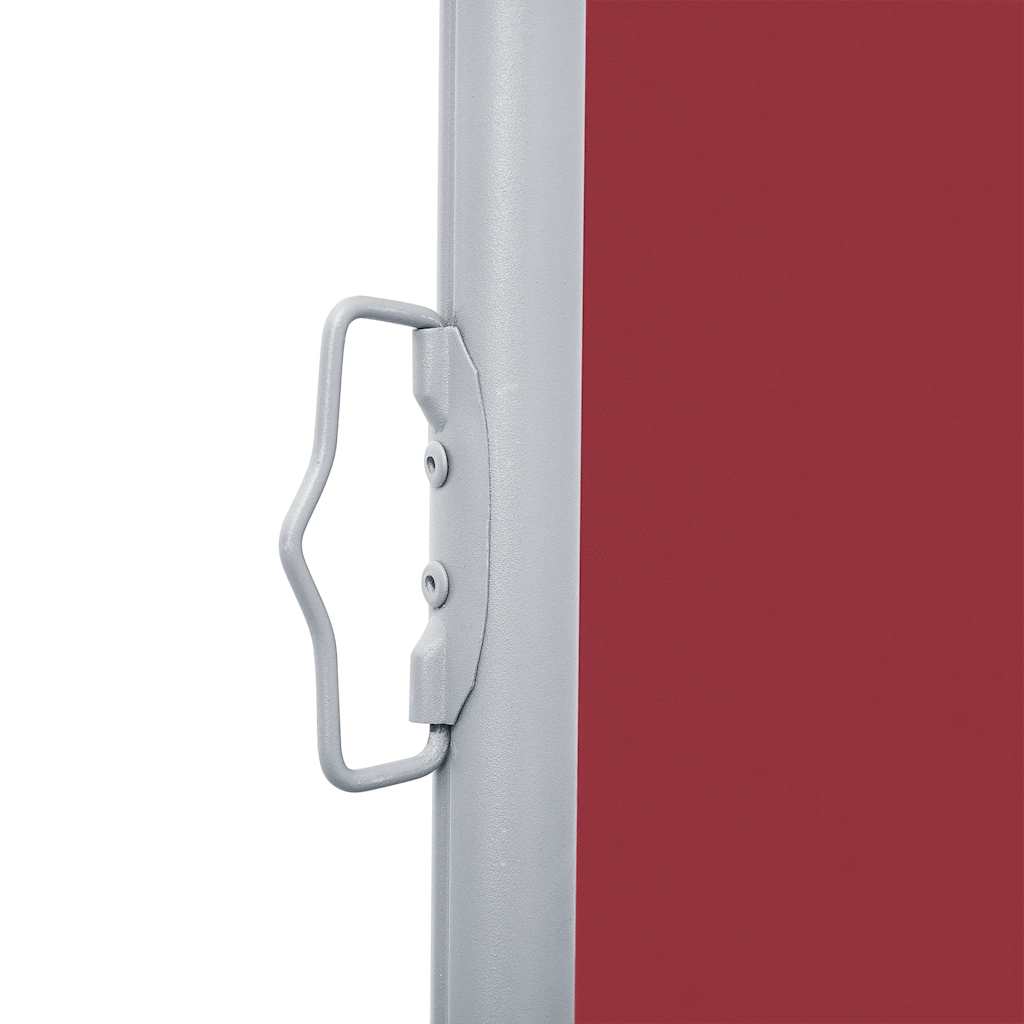 Tenda da Sole Laterale Retrattile Rossa 100x600 cm - homemem39