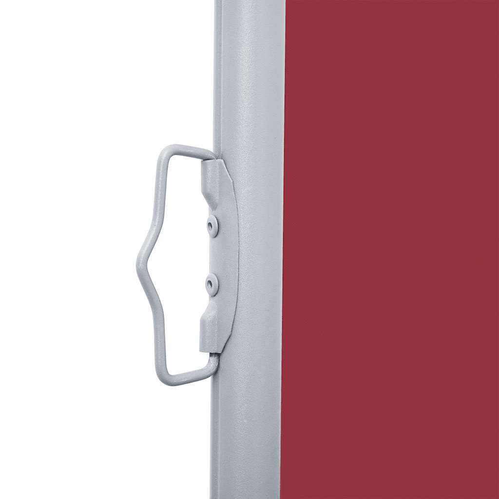 Tenda da Sole Laterale Retrattile Rossa 120x600 cm - homemem39