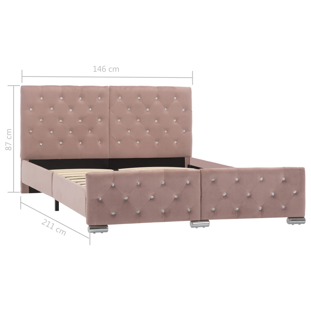 Giroletto Rosa in Velluto 140x200 cm | homemem39