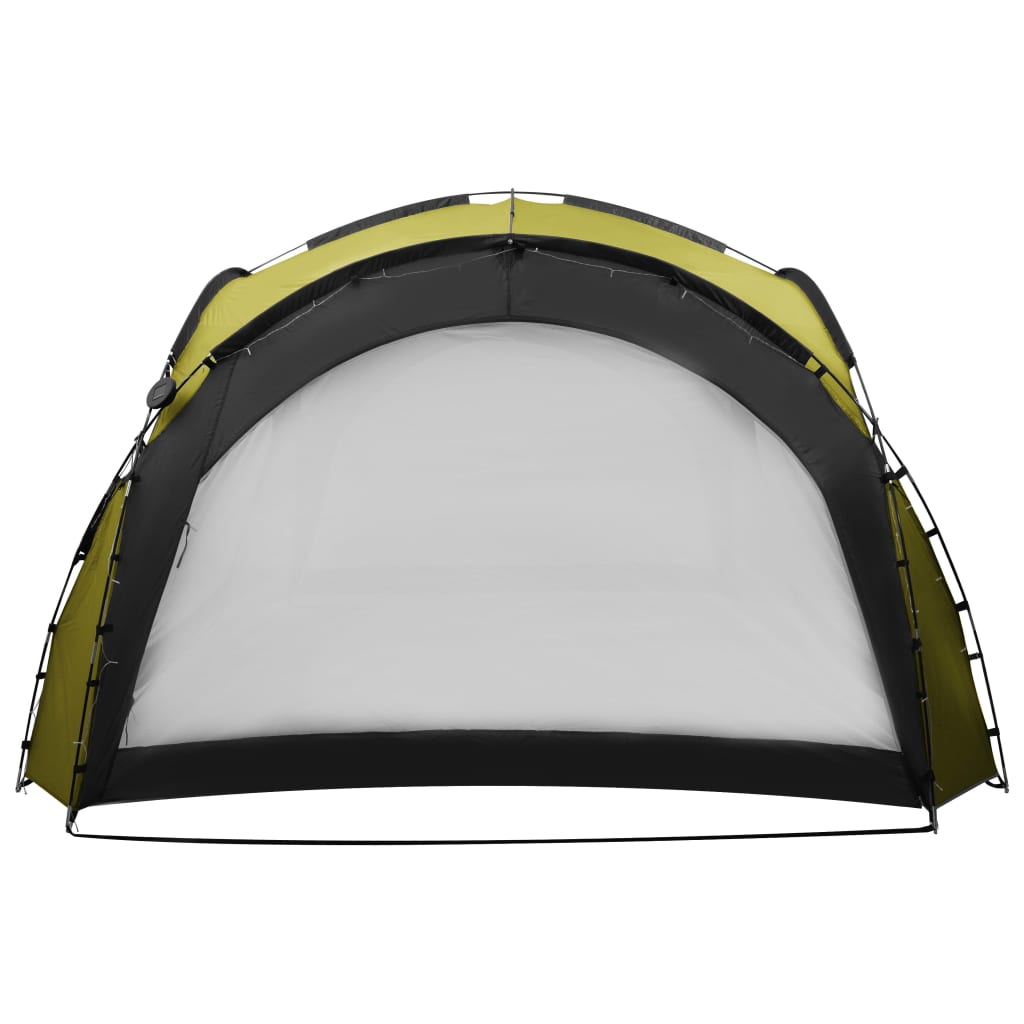 Tenda per Feste con LED e 4 Pareti 3,6x3,6x2,3 m Verde - homemem39