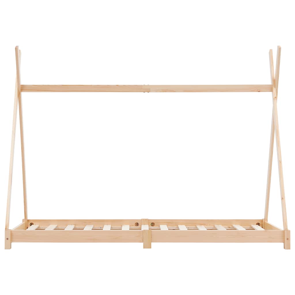 Giroletto per Bambini in Legno Massello di Pino 70x140 cm - homemem39