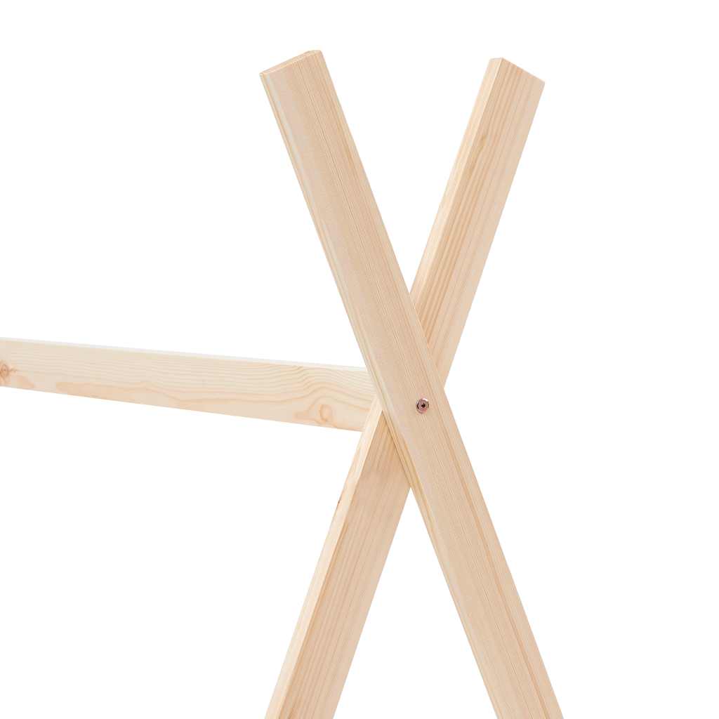 Giroletto per Bambini in Legno Massello di Pino 70x140 cm - homemem39