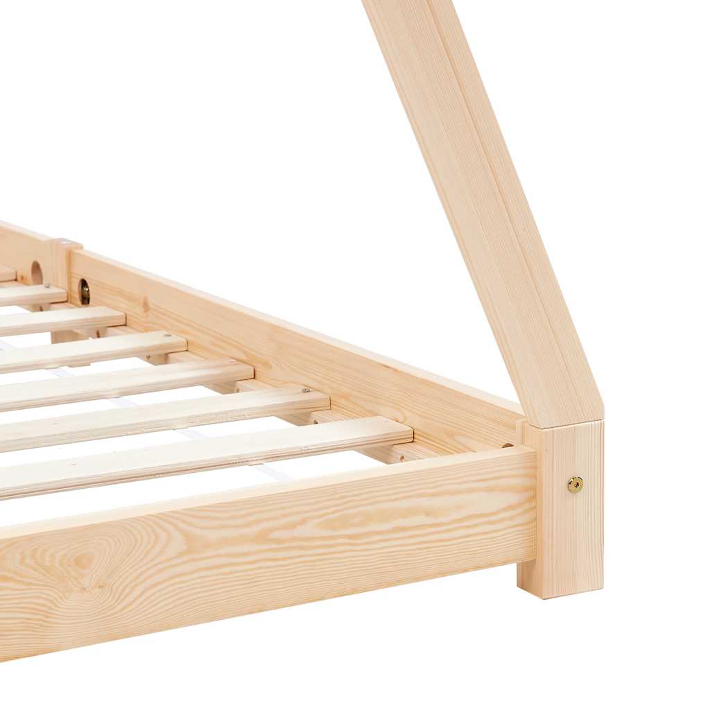 Giroletto per Bambini in Legno Massello di Pino 70x140 cm - homemem39