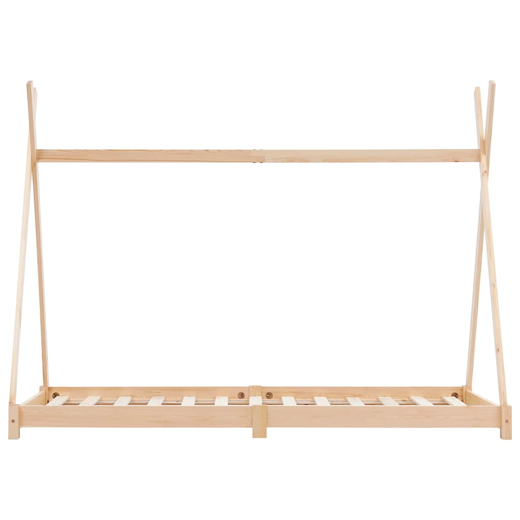Giroletto per Bambini in Legno Massello di Pino 80x160 cm - homemem39