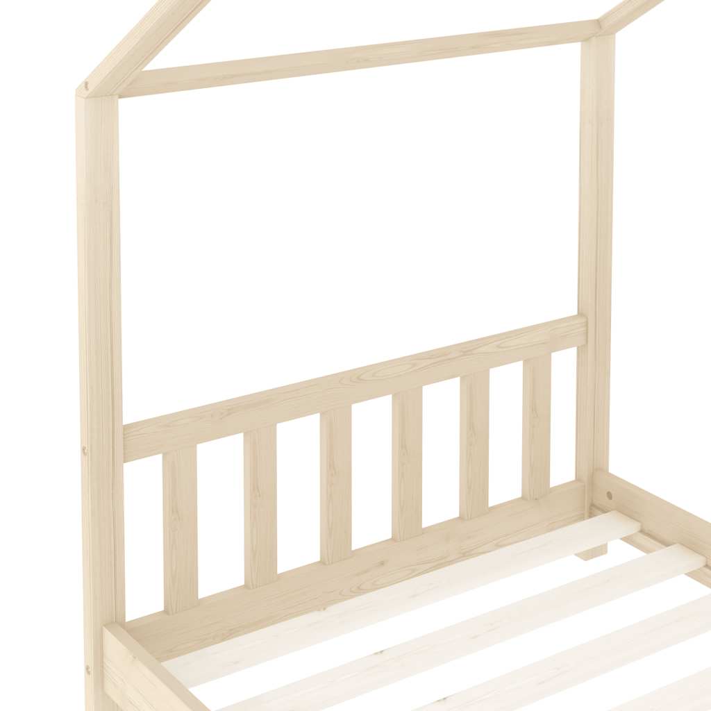 Giroletto per Bambini in Legno Massello di Pino 70x140 cm - homemem39