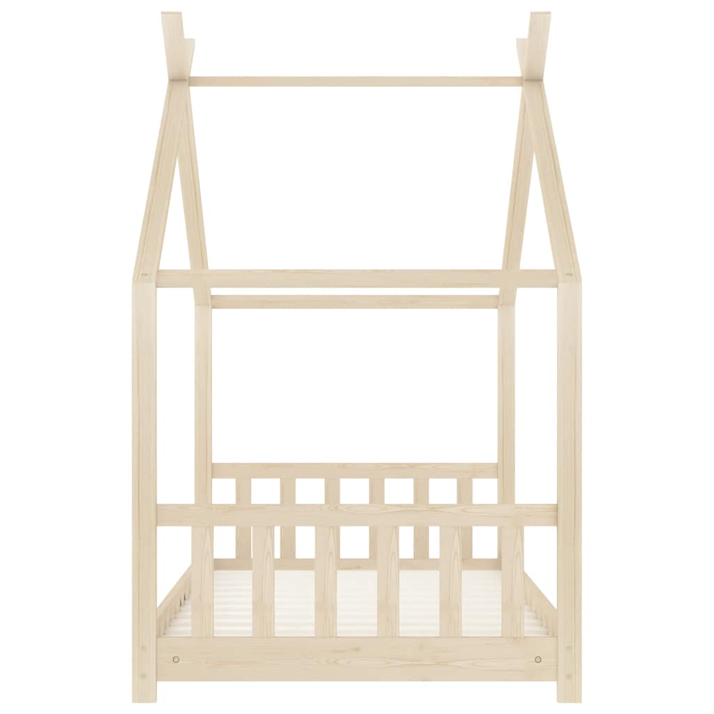 Giroletto per Bambini in Legno Massello di Pino 80x160 cm - homemem39
