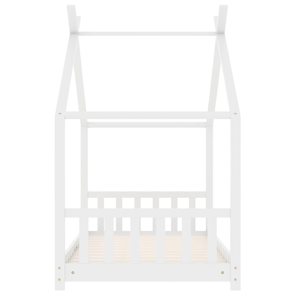 Giroletto per Bambini Bianco in Massello di Pino 70x140 cm - homemem39