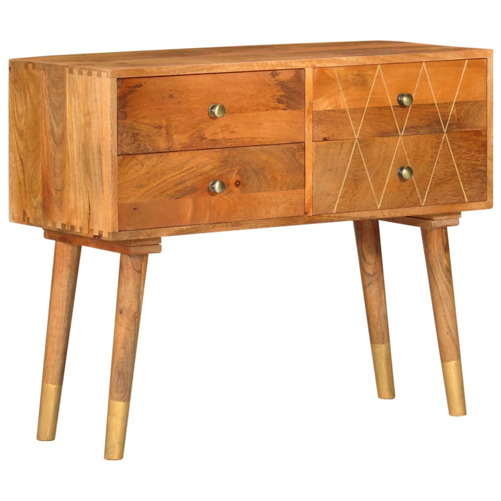 Credenza 85x40x70 cm in Legno Massello di Mango - homemem39