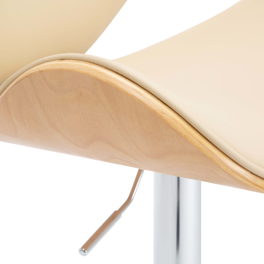 Sedia da Bar Crema in Similpelle - homemem39