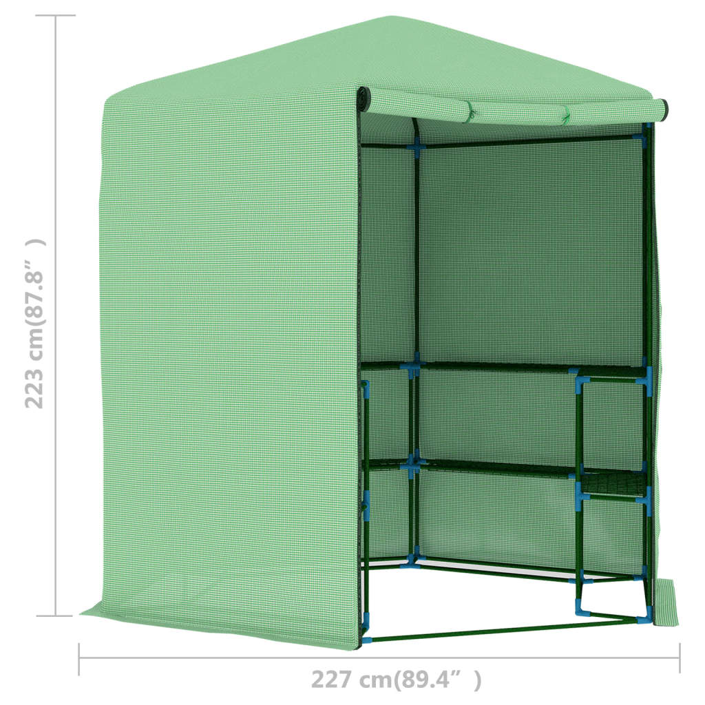 Serra con Ripiani in Acciaio 227x223 cm - homemem39