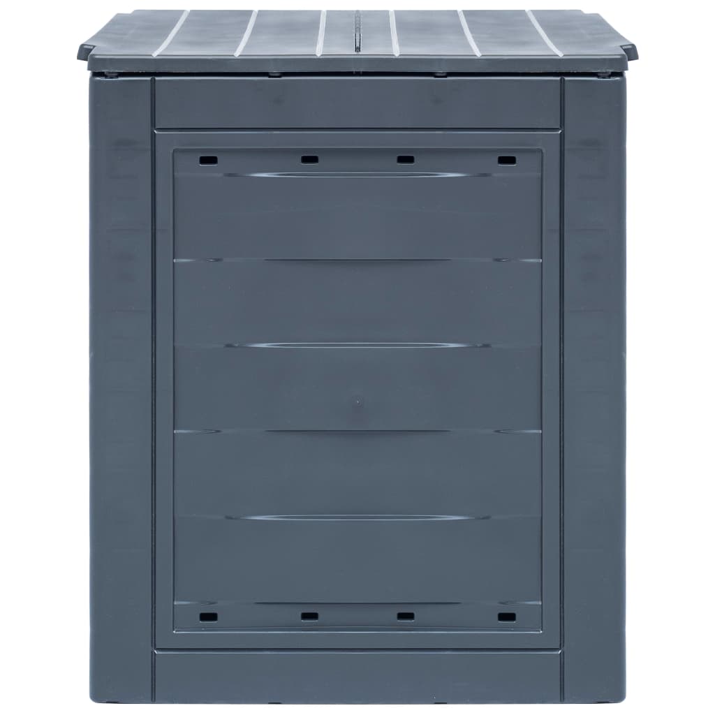 Compostiere per Giardino 3 pz Grigio 60x60x73 cm 780 L - homemem39