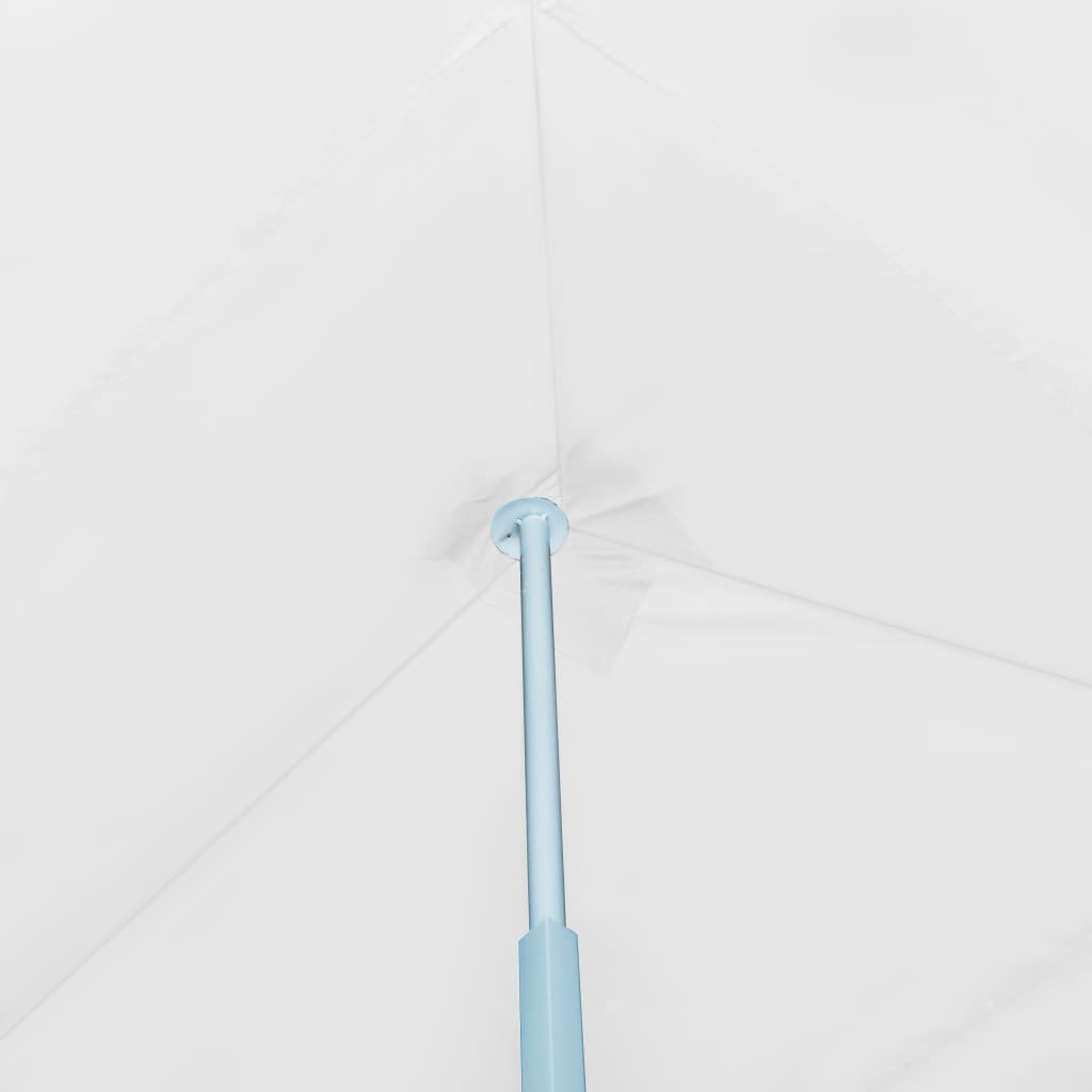 Tenda Pieghevole Pop-Up con 8 Pareti Laterali 3x9 m Bianca - homemem39