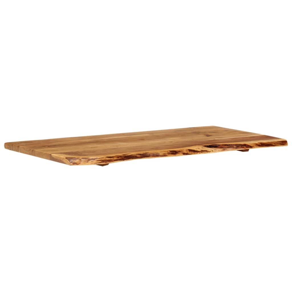Piano per Vanità Bagno in Massello di Acacia 100x52x2,5 cm | homemem39